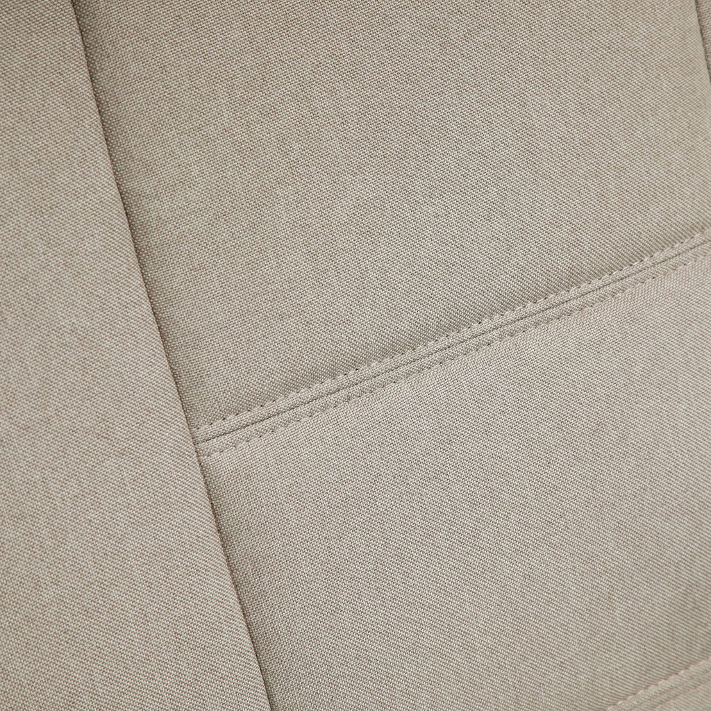 Vinsetto Bürostuhl Massage höhenverstellbarer Chefsessel Gamingstuhl mit Massagefunktion, ergonomischer Drehstuhl Massage Sessel Lendenwirbelsäulenmassage Leinen-Gefühl Beige 63 x 70 x 112-121 cm