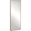 HOMCOM Wandspiegel, hoch, Kiefernholzrahmen, 45L x 125H x 4,8T cm