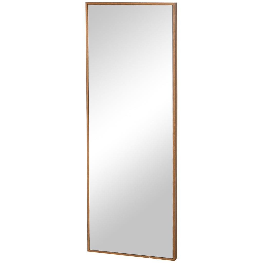 HOMCOM Wandspiegel, hoch, Kiefernholzrahmen, 45L x 125H x 4,8T cm