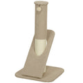 PawHut Kratzbaum für Katzen, mit Pad, Säule und Spielball, Teppich und Sisal, 84 cm, Hellbraun